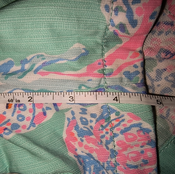 LILLY PULITZER 'Fansea' Minty Fresh Callahan Short Size 0 - Picture 15 of 16